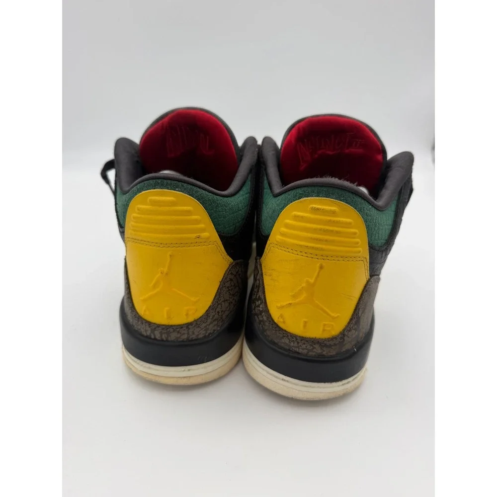 Air Jordan 3 Retro Animal Instinct 2.0 Black CV3583-003 Mens 9.5 Sneaker